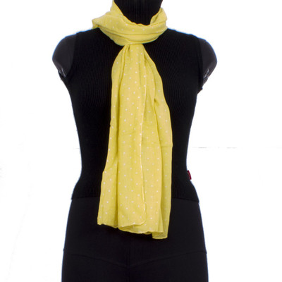 53% OFF on Trendif Polka Print Cotton Women's Scarf