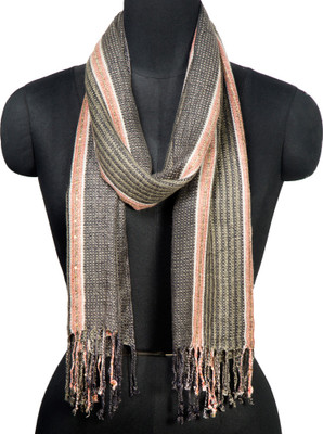 R.Raani Striped Viscose Women's Scarf