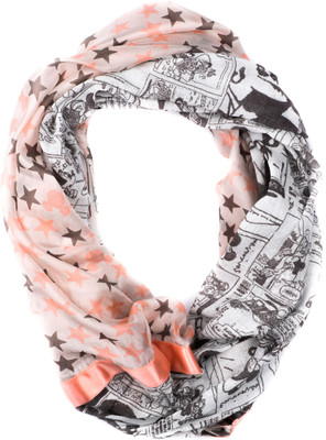 Iracc Printed Silk Women's Scarf