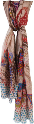 60% OFF on SuperDrool Printed Cashmere, Modal Women's Scarf