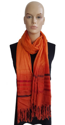 74% OFF on Rathi Striped Cotton Women's Scarf 74% OFF on Rathi Striped Cotton Women's Scarf
