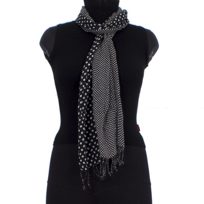53% OFF on Trendif Polka Print Cotton Women's Scarf