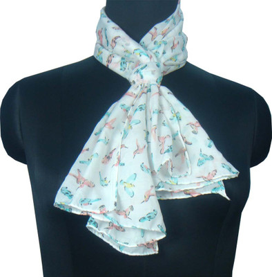 65% OFF on Anuze Fashions Printed Cotton Voile Women's Scarf