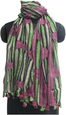 15% OFF on Jayram Handloom Floral Print Cotton Girl's Scarf