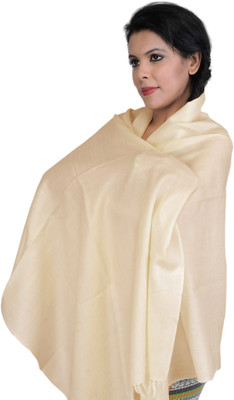 30% OFF on Exotic India Solid Wool Women's Scarf