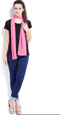 57% OFF on Ten on Ten Solid Georgette Women's Scarf