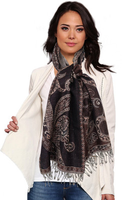 32% OFF on Super Drool Self Design Woolen Women's Scarf