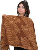 30% OFF on Exotic India Woven Wool Women's Scarf