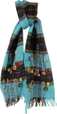 65% OFF on Super Drool Embroidered Woolen Women's Scarf