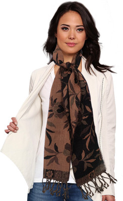 70% OFF on Super Drool Self Design Wool Women's Scarf