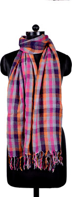35% OFF on Bysadaf Checkered Wool Women's Scarf