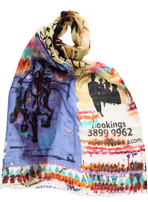 20% OFF on She Dezires Graphic Print Wool Women's Scarf