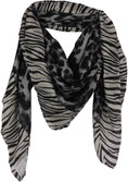 50% OFF on True Fashion Animal Print Silk Women's Scarf