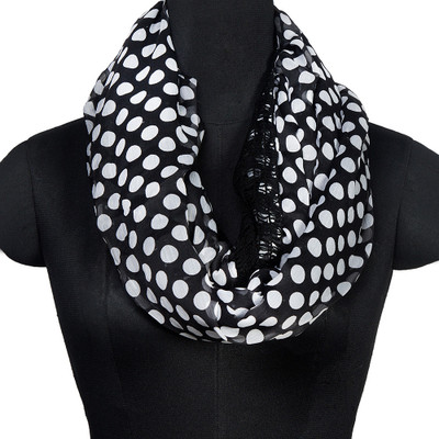 R.Raani Polka Print Polyester Women's Scarf R.Raani Polka Print Polyester Women's Scarf