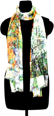Love From India Printed Poly Women's Scarf