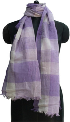 28% OFF on Jayram Handloom Checkered Cotton Women's Scarf