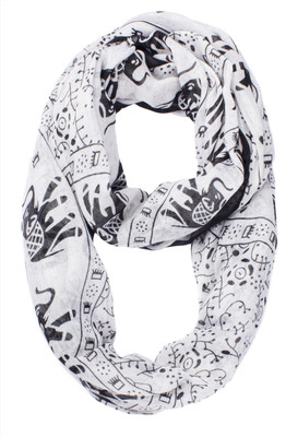 70% OFF on Noise Animal Print Viscose Women's Scarf 70% OFF on Noise Animal Print Viscose Women's Scarf