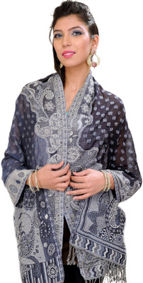 30% OFF on Exotic India Woven Wool Women's Scarf