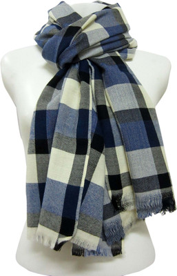 45% OFF on Dushaalaa Checkered Wool Women's Scarf