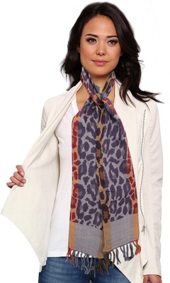 70% OFF on Super Drool Self Design Wool Women's Scarf