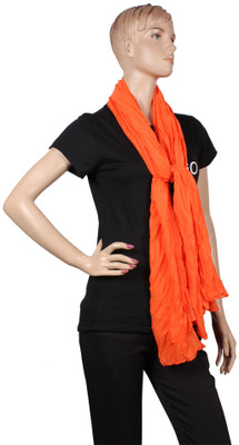 20% OFF on Khoobsurati Solid Cotton, Rayon Women's Scarf