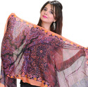 30% OFF on Exotic India Woven Wool, Silk Women's Scarf