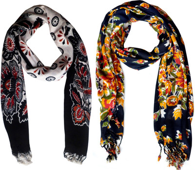 69% OFF on Aarti Collections Printed Viscose Women's Scarf