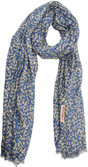 19% OFF on Scarves & Glitters Printed Cotton Women's Scarf
