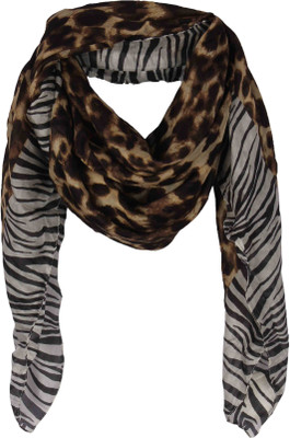 50% OFF on True Fashion Animal Print Silk Women's Scarf
