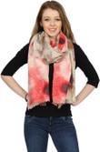 36% OFF on The Scarf Shop Floral Print Wool Women's Scarf