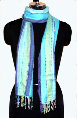 10% OFF on Visaga Stripes Trendy Cotton Women's Scarf