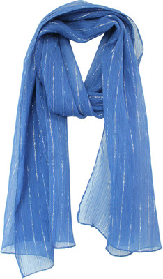 55% OFF on Anekaant Striped Chiffon Women's Scarf