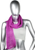 50% OFF on moKanc Self Design Silk Women's Scarf