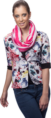 19% OFF on Scarves & Glitters Striped Jersey Women's Scarf