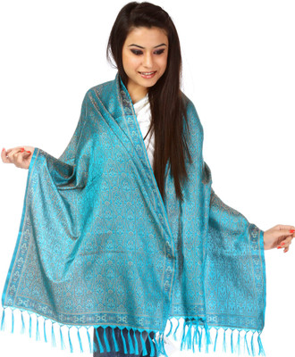 30% OFF on Exotic India Woven Silk Women's Scarf