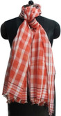 28% OFF on Jayram Handloom Checkered Cotton Women's Scarf