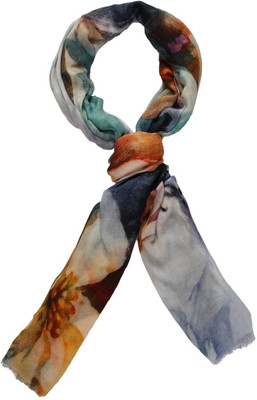 55% OFF on Toscee Printed 90%Modal10%Cashmere Women's Scarf
