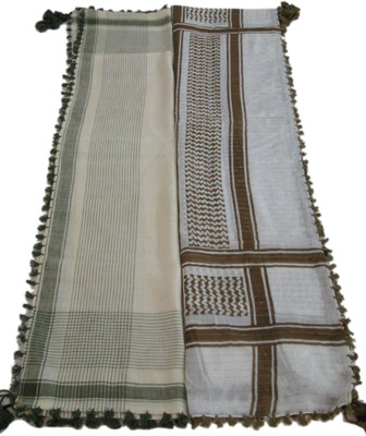 65% OFF on Elabore Checkered Cotton Women's Scarf