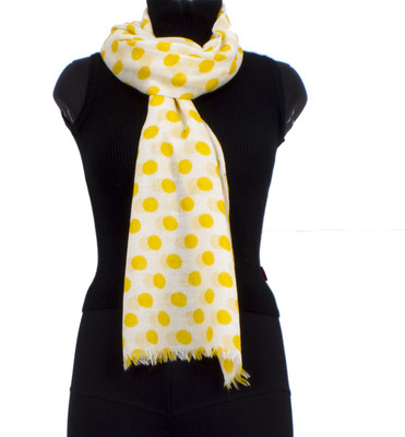 44% OFF on Trendif Polka Print Viscose Women's Scarf