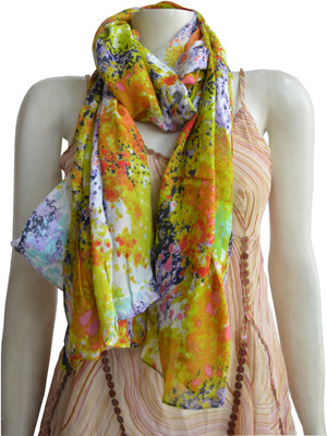 9% OFF on Thressorize Printed Modal Women's Scarf