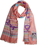 Disney By Shingora Printed Viscose Girl's Scarf