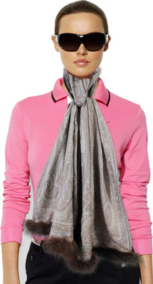 71% OFF on Super Drool Self Design Silk Women's Scarf