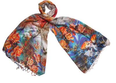 20% OFF on She Dezires Floral Print Viscose Women's Scarf