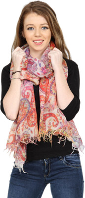 36% OFF on The Scarf Shop Printed Wool Women's Scarf
