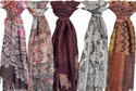 30% OFF on Exotic India Woven Wool, Cotton Women's Scarf