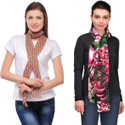 62% OFF on Kiosha Floral Print, Printed Cotton Women's Scarf 62% OFF on Kiosha Floral Print, Printed Cotton Women's Scarf