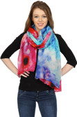 36% OFF on The Scarf Shop Floral Print Wool Women's Scarf