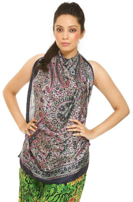 Chhabra 555 Printed Satin Women's Scarf Chhabra 555 Printed Satin Women's Scarf