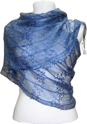 30% OFF on Dushaalaa Checkered Silk Women's Scarf