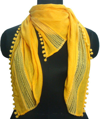 62% OFF on Anuze Fashions Solid Cotton Voile Women's Scarf